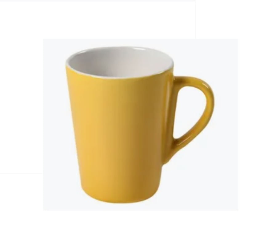 Carrefour Home Caneca de Cerâmica Amarela Ho216402