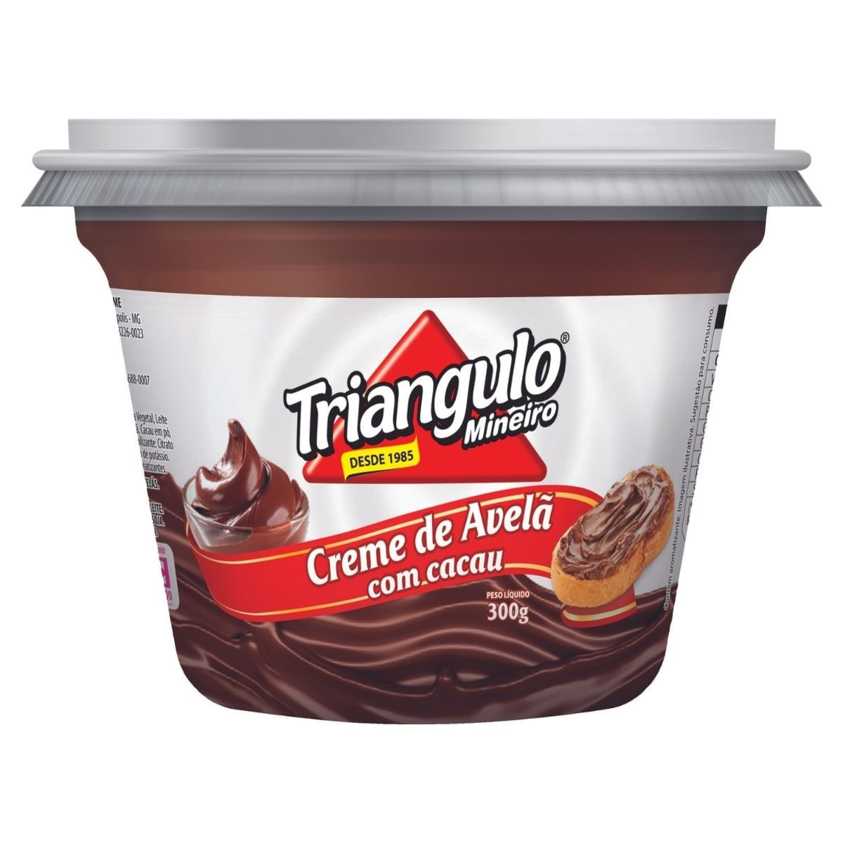 Creme de Avelã com Cacau Triangulo Mineiro Pote 300g