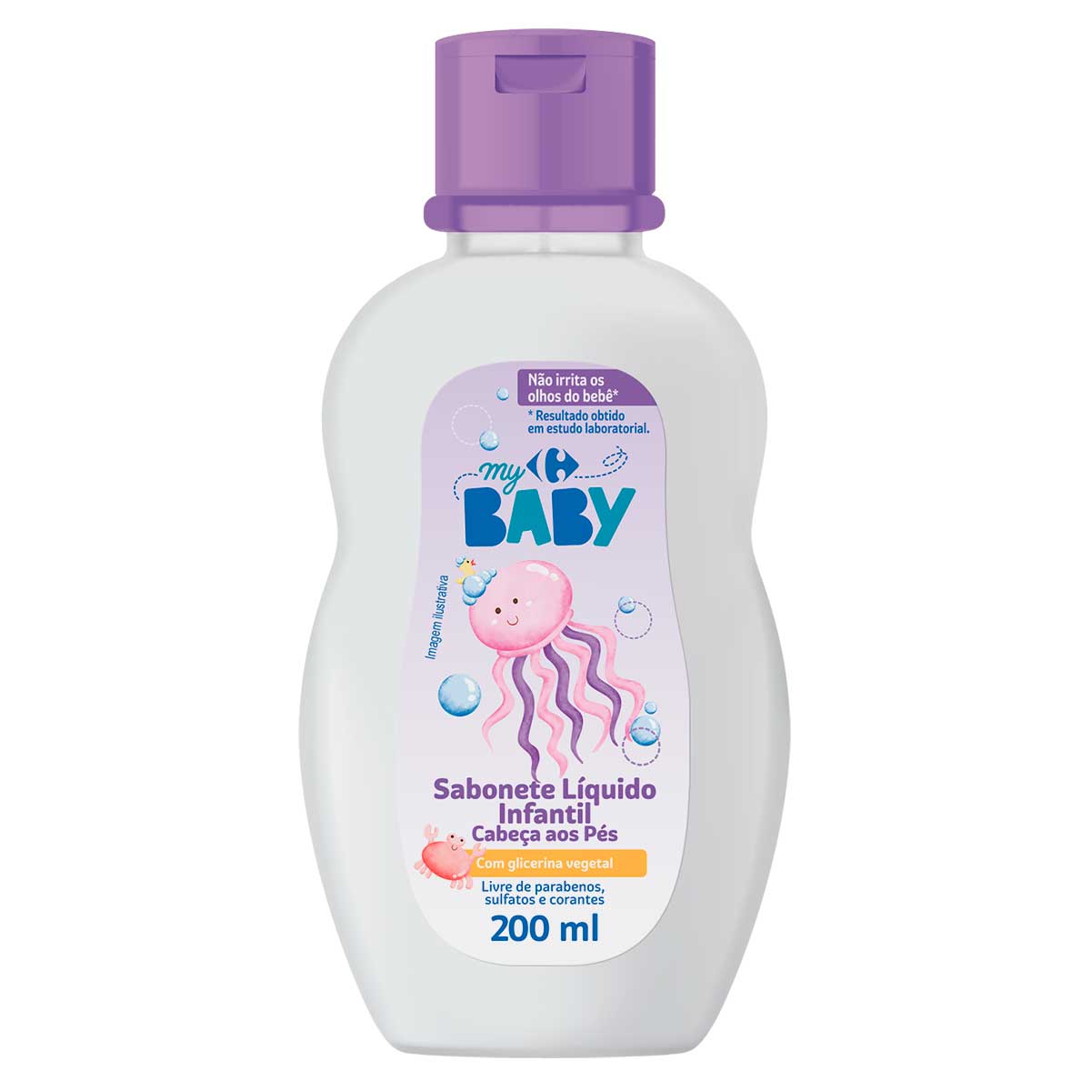 Sabonete Líquido Infantil Carrefour My Baby Cabeça Aos Pés 200ml