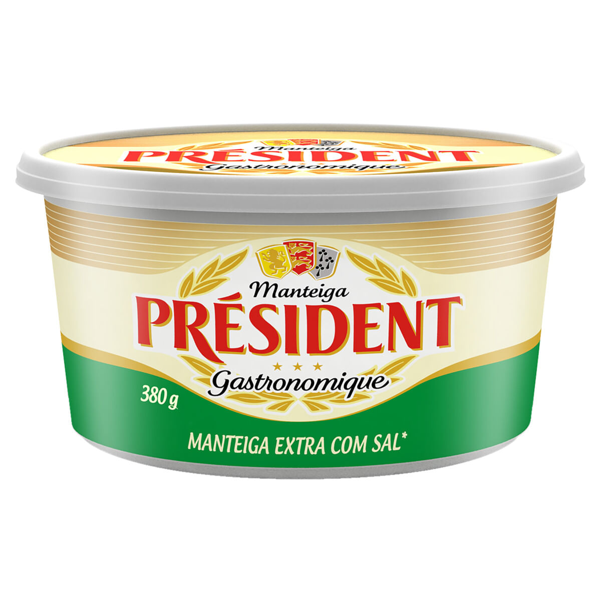 Manteiga Extra com Sal Président Gastronomique 380g