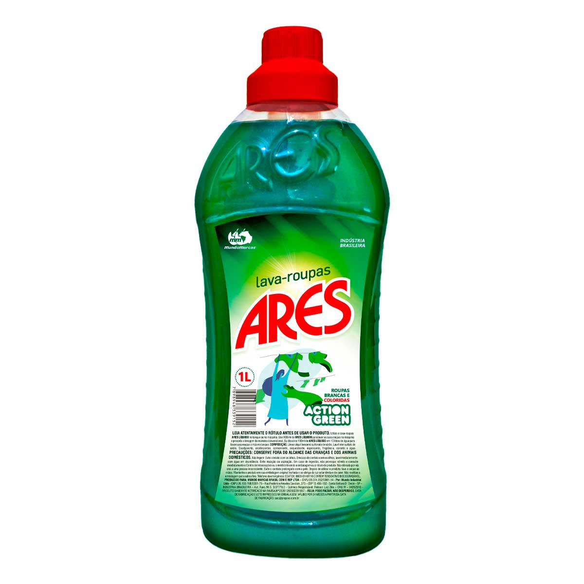 Sabão Líquido Ares Green 1L