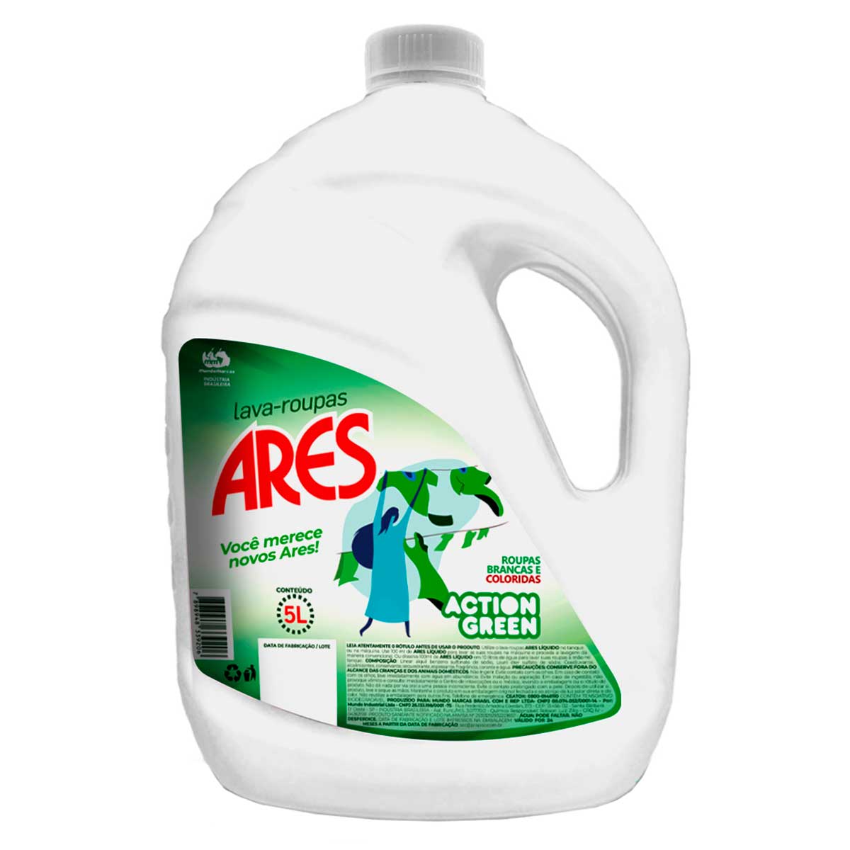 Sabão Líquido Ares Green 5L