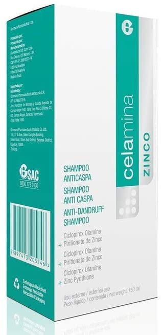 Sampoo Celamina Zinco com 150 ml