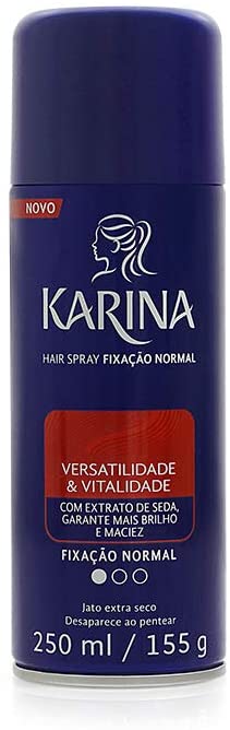 Spray Fixador Karina com 250 ml