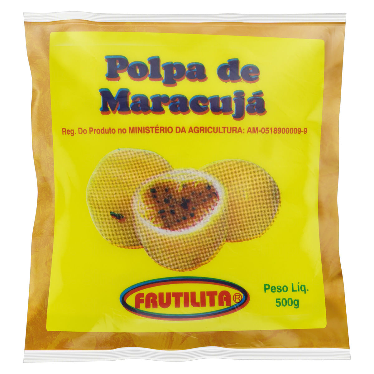 Polpa Fruta Frutilita Maracujá 500 g