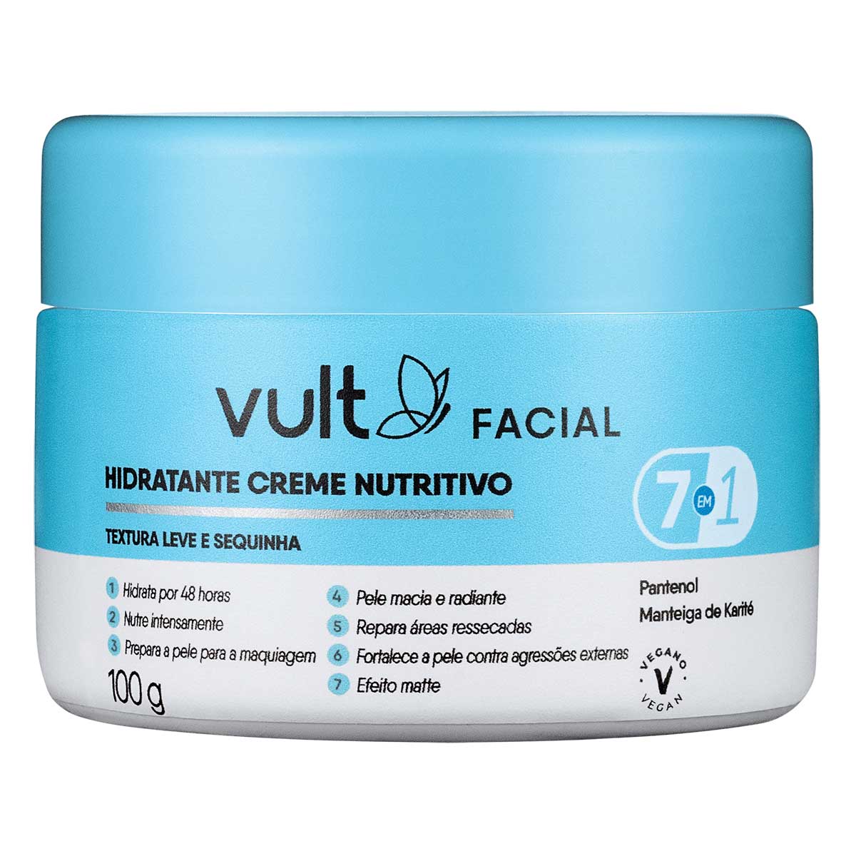 Hidratante Nutritivo Facial Vult 100g