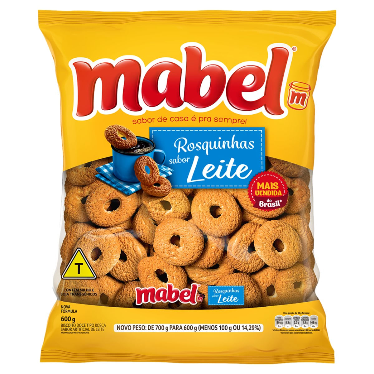 Rosquinha de Leite Mabel 600g