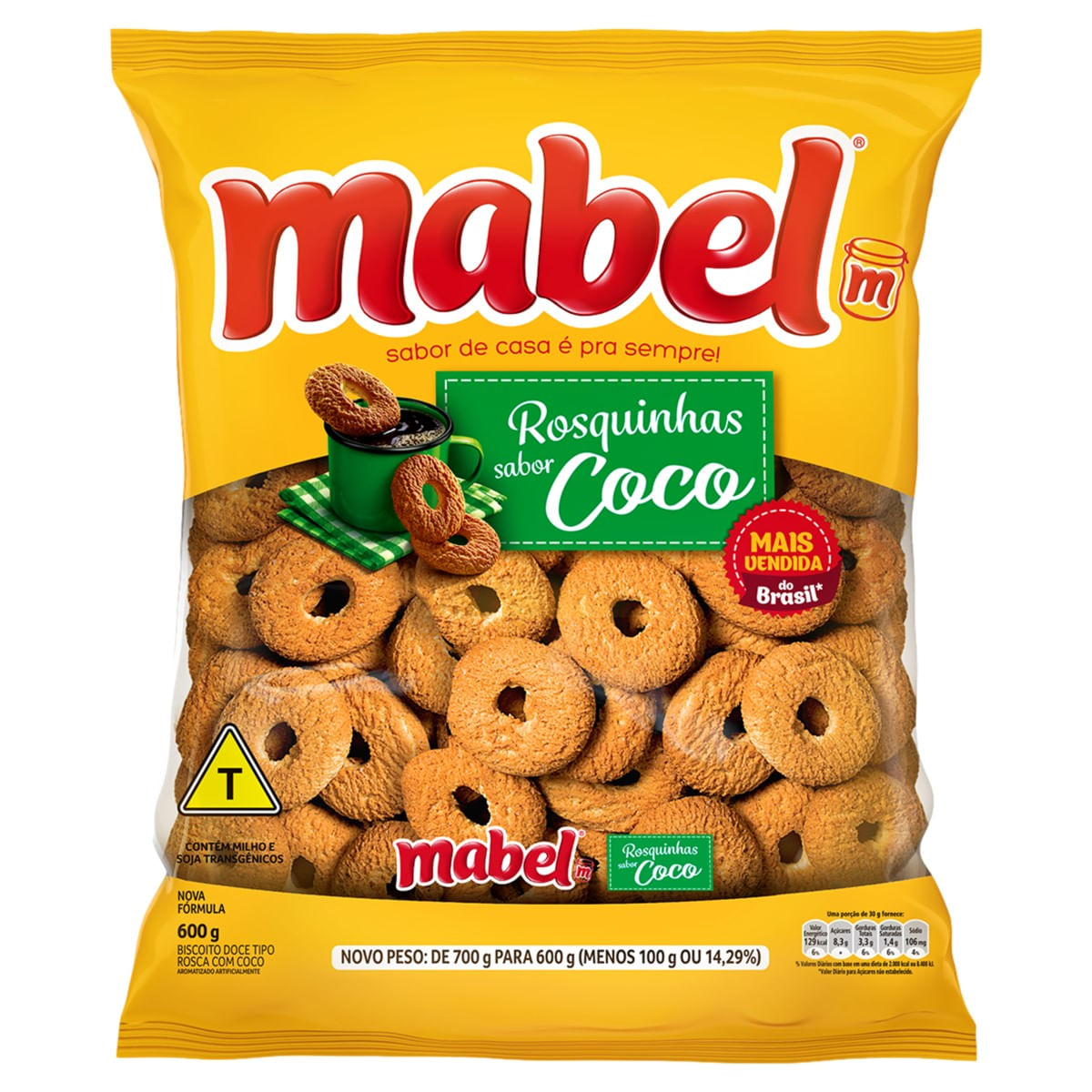 Rosquinha de Coco Mabel 600g