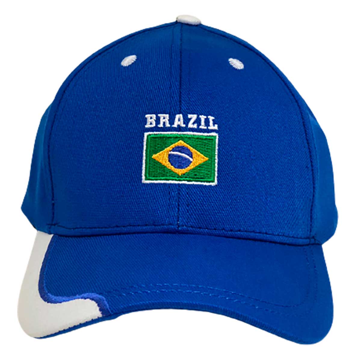 Boné Bandeira Brasil Boneleska Azul