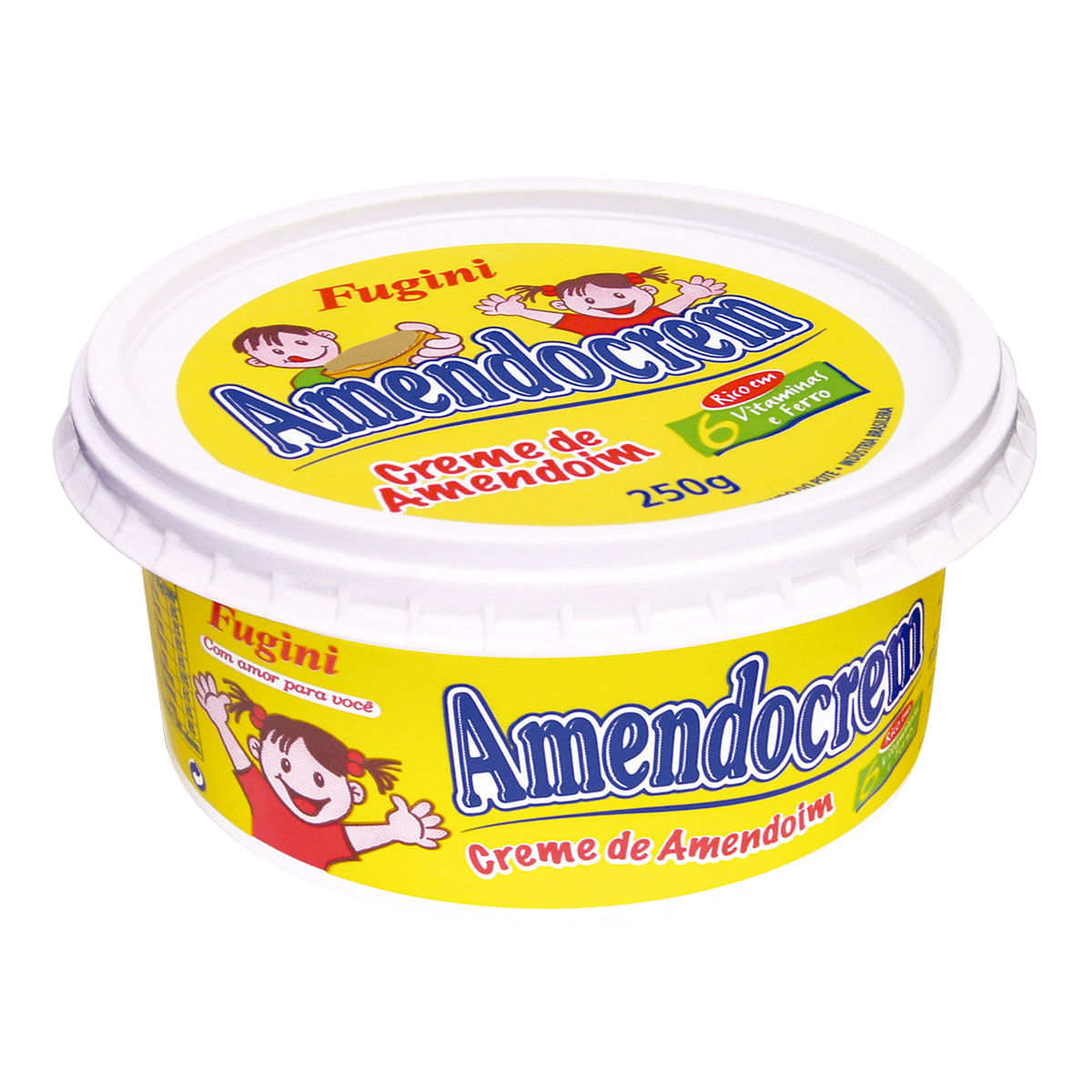 Creme de Amendoim sem Glúten Amendocrem 1 Unidade 250g