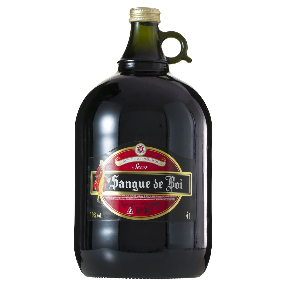 Vinho Tinto Seco Sangue de Boi Serra Gaúcha 4 L