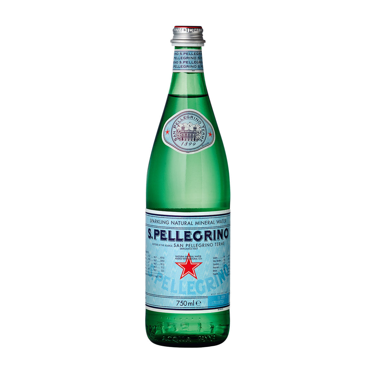 Água Mineral com Gás San Pellegrino 750ml