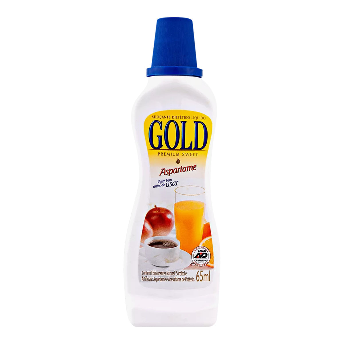 Adoçante Líquido Aspartame Gold Premium Sweet 65ml