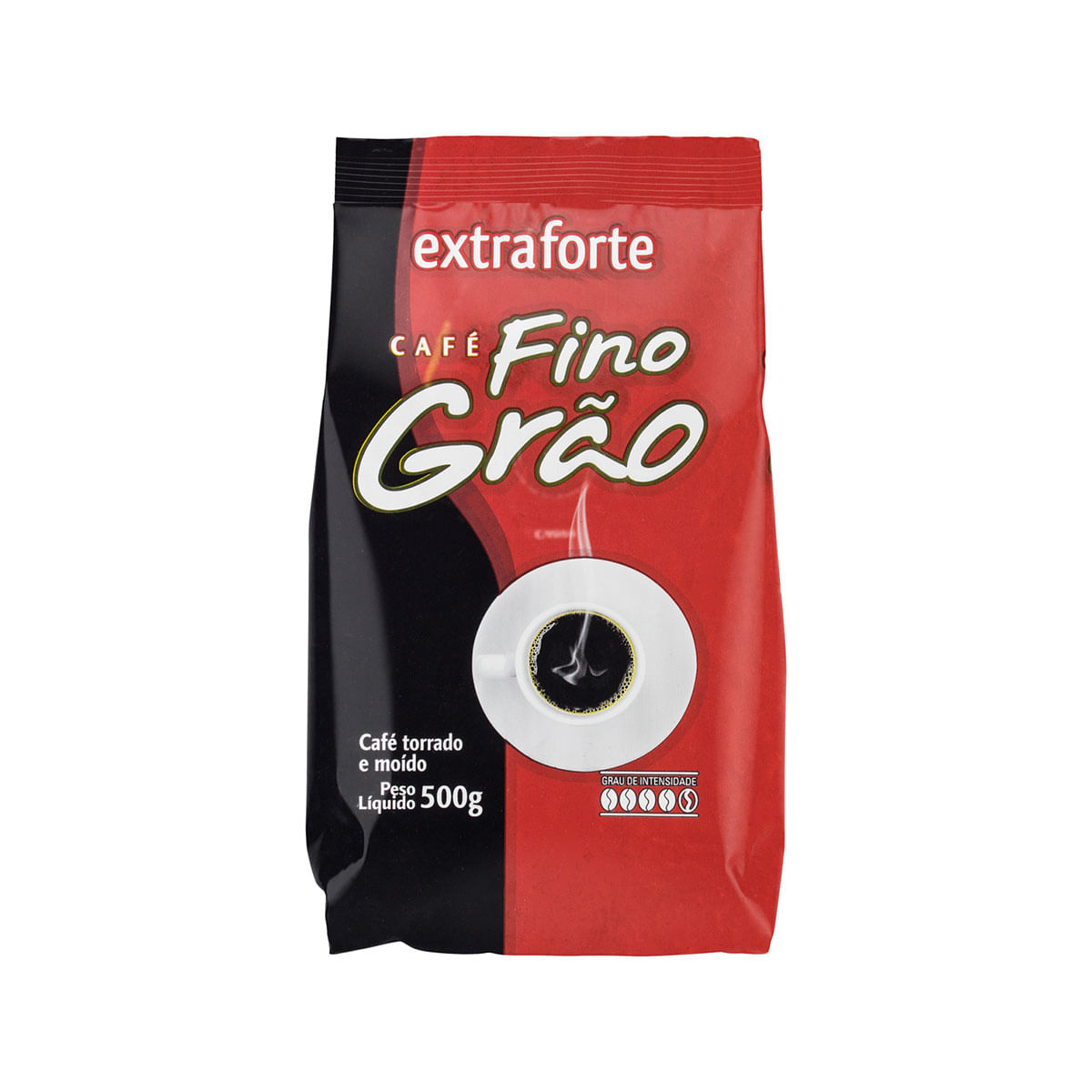 Café Torrado e Moído Extraforte Café Fino Grão Pacote 500g