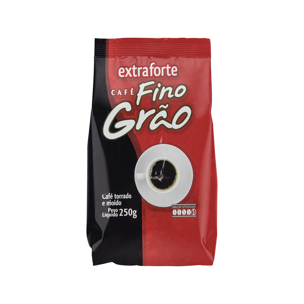 Café Torrado e Moído Extraforte Café Fino Grão Pacote 250g