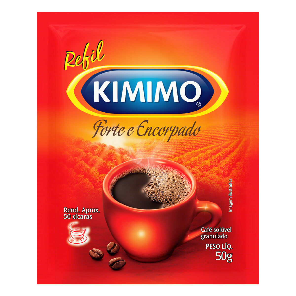 Café Solúvel Kimimo Sachê 50 g