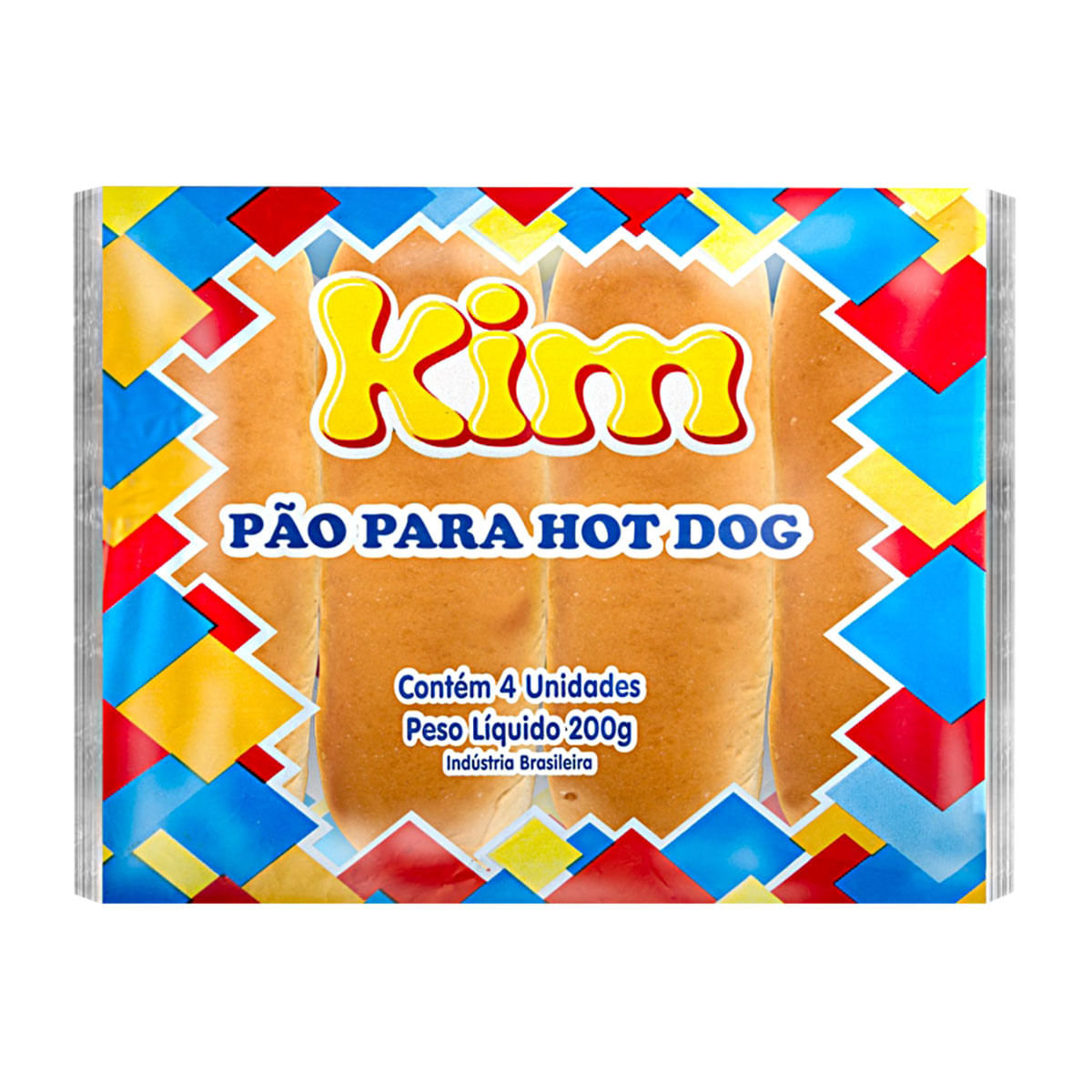 Pão Hot Dog Kim 200g