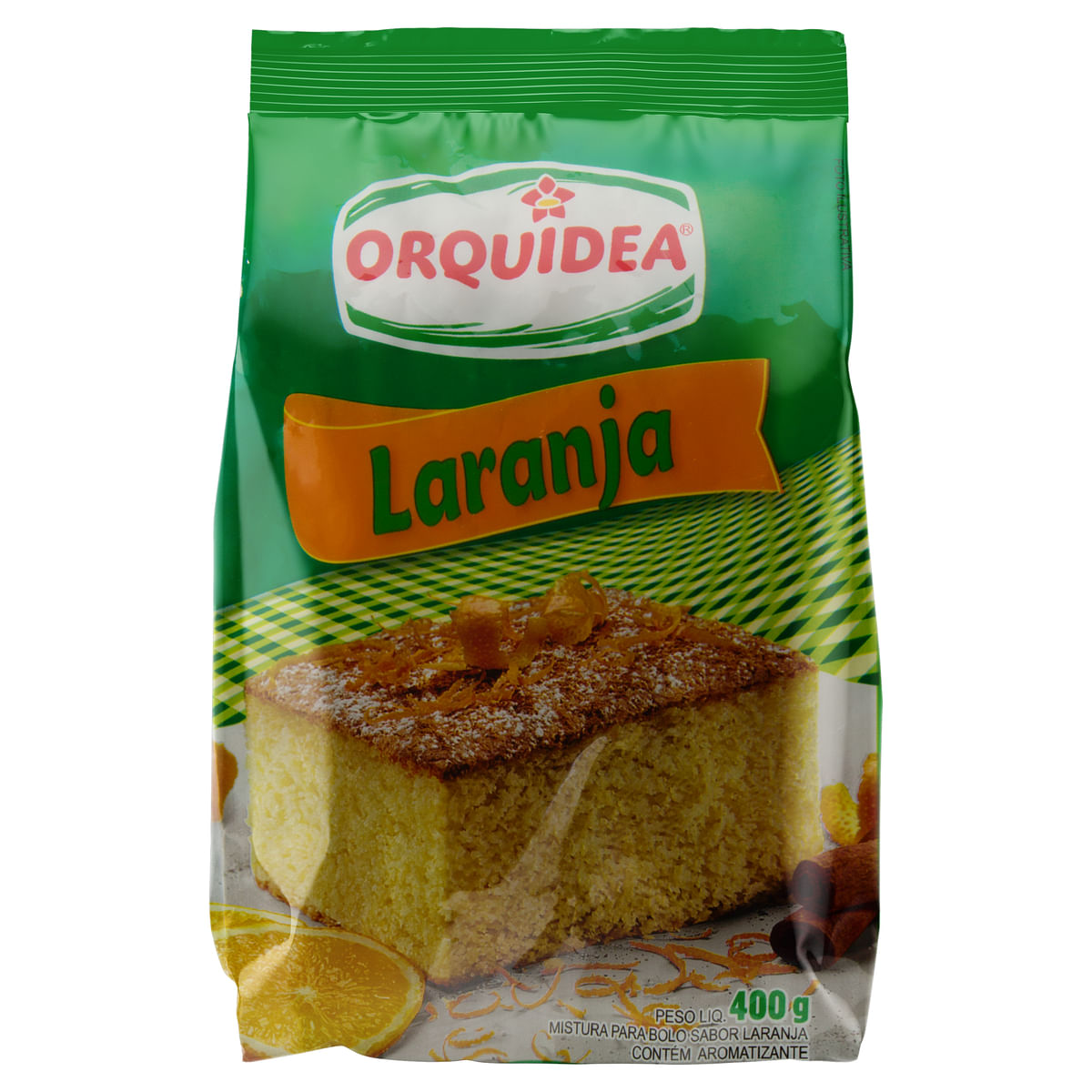 Mistura para Bolo Sabor Laranja Orquídea 400g