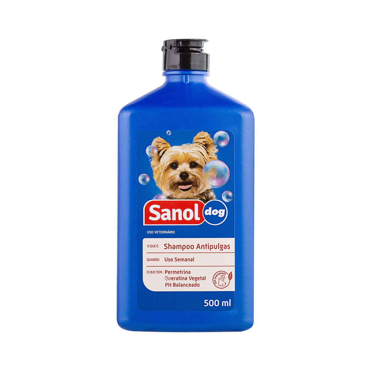 Shampoo Antipulgas Sanol Dog 500ml