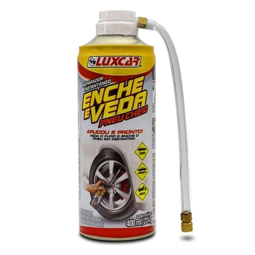 Reparador Pneu Instantâneo Enche e Veda Luxcar