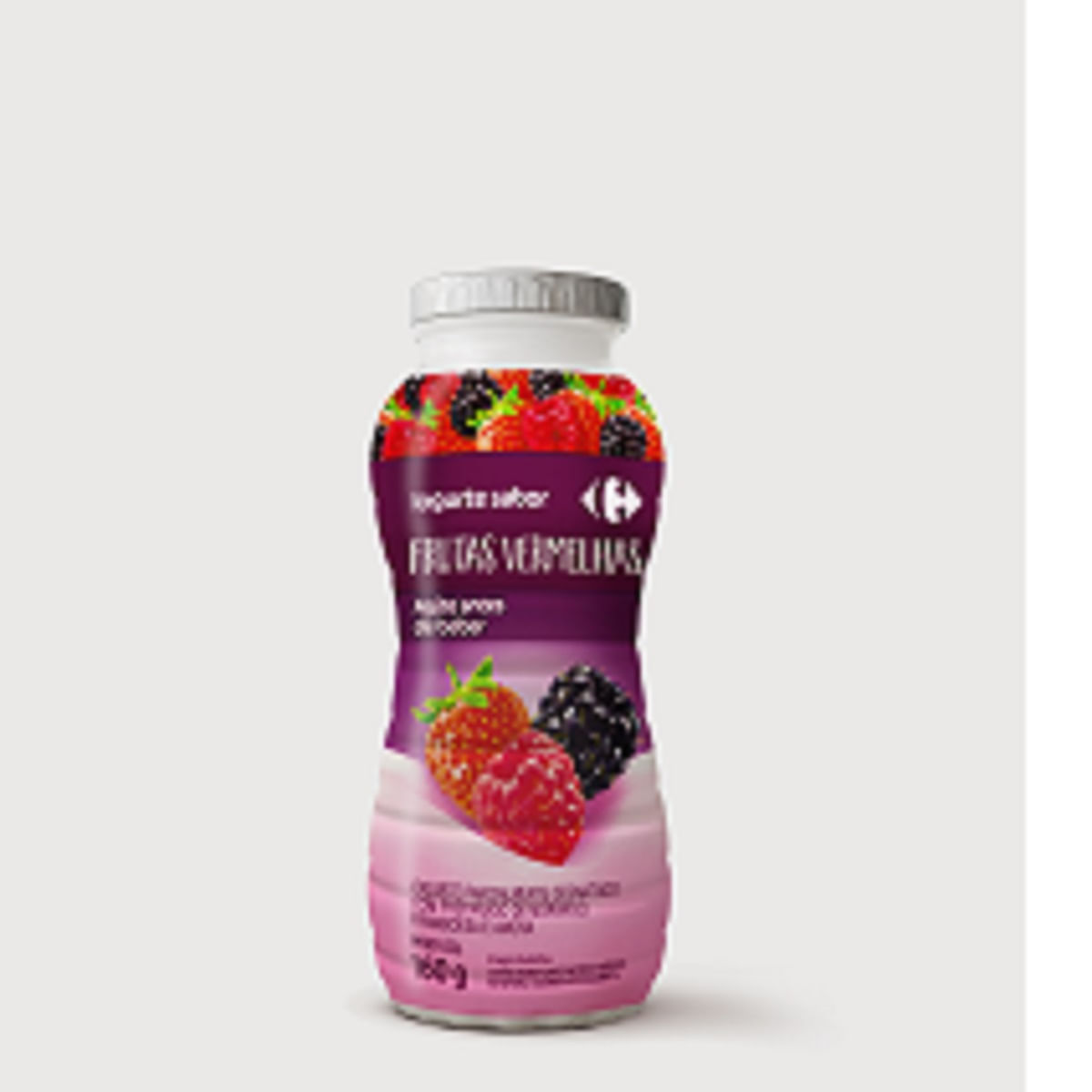 Iogurte Semi Desnatado Carrefour Frutas Vermelhas 160g