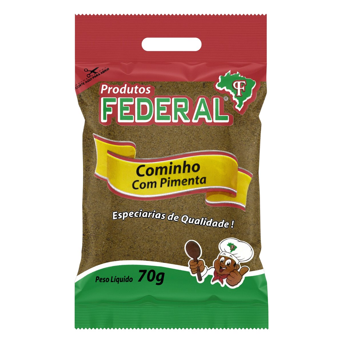 Cominho com Pimenta Federal 70 g