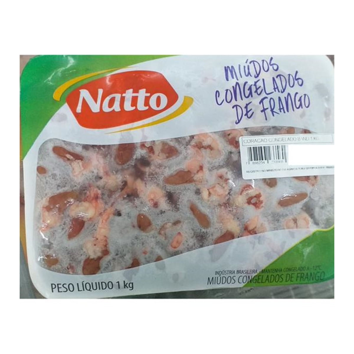 Coração de Frango Congelado Natto 1 kg