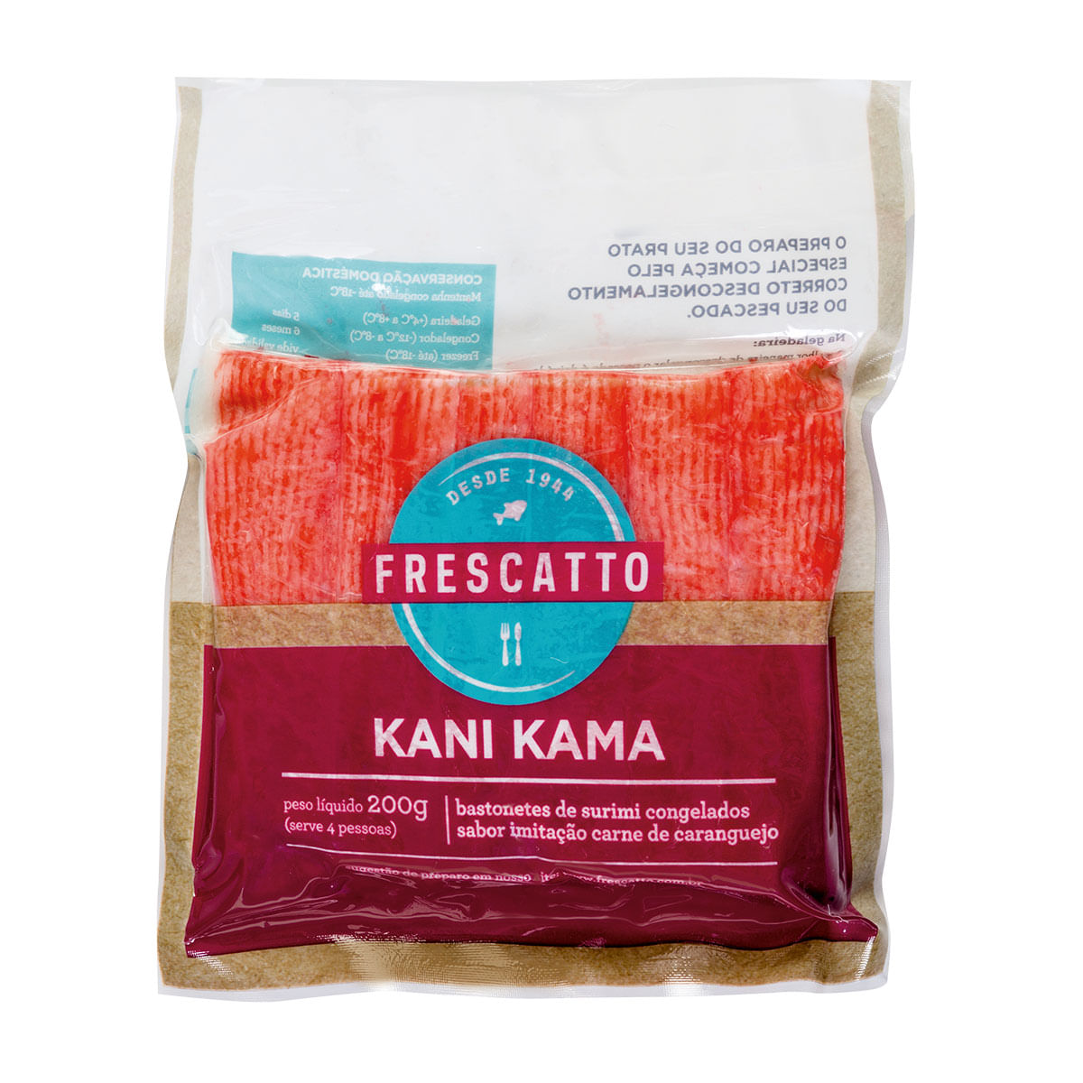 Kani Congelado Frescatto 200g