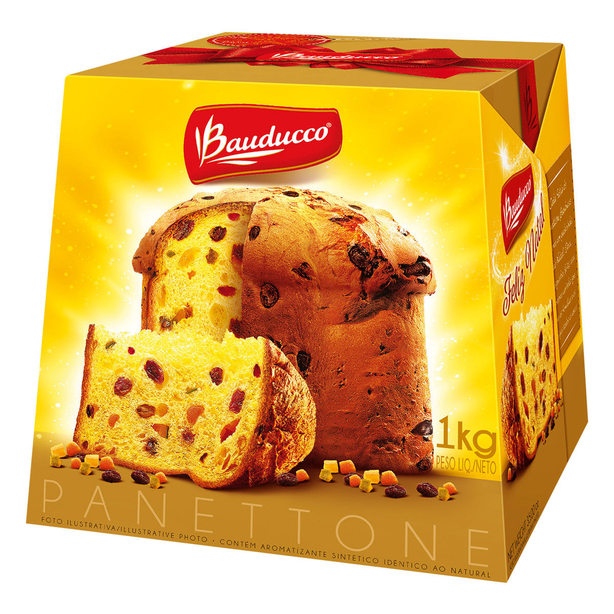 Panetone com Frutas Cristalizadas Bauducco 1Kg