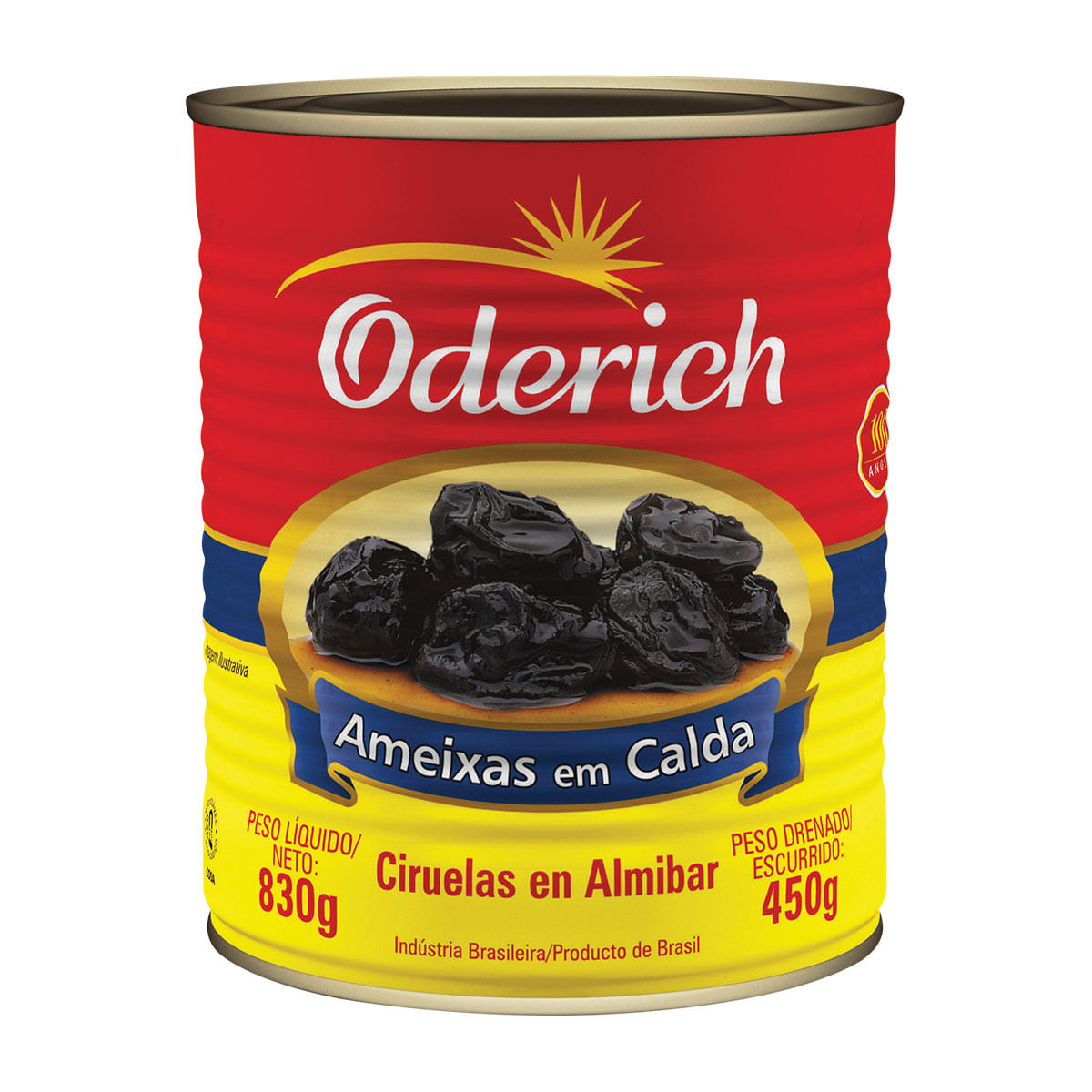 Ameixa Calda Oderich 450 g