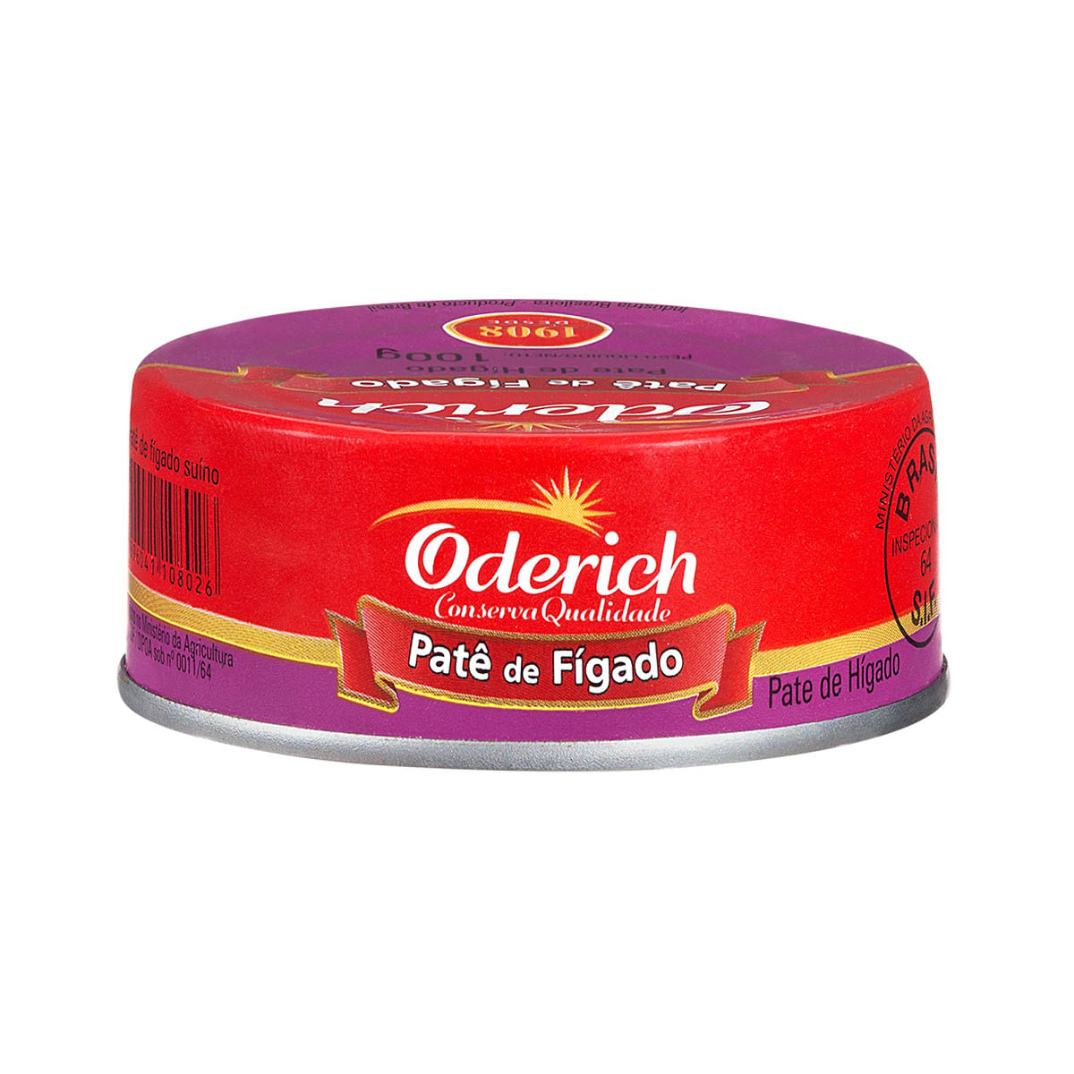 Patê Fígado Oderich 100g