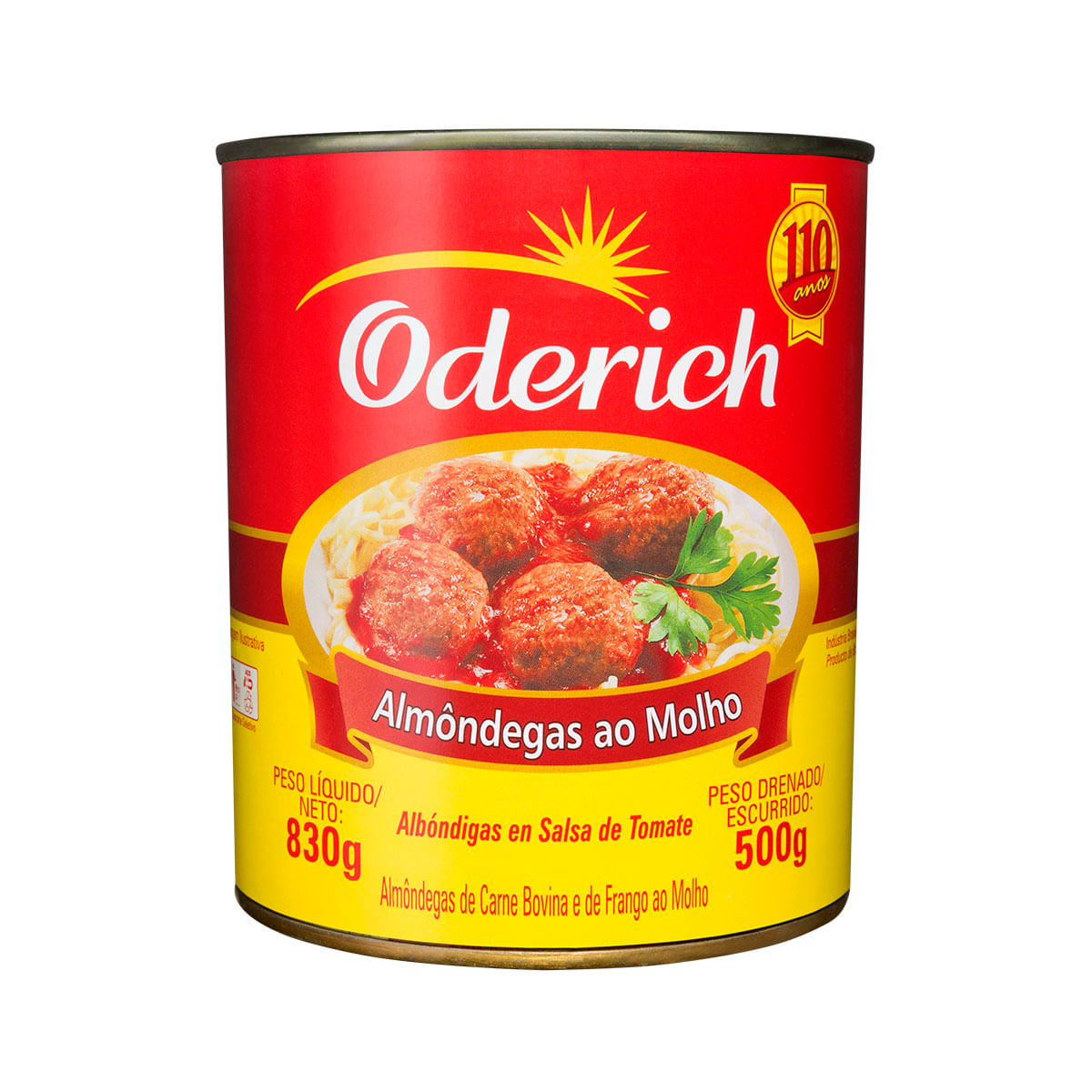 Almôndegas ao Molho de Tomate Oderich 500g