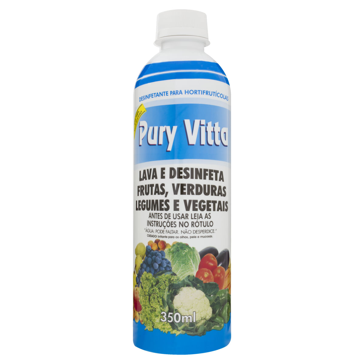 Desinfetante Líquido para Hortifruti Pury Vitta 350ml