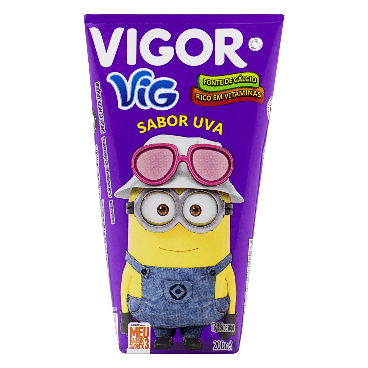 Suco Uva Vigor Vig 200ml 1 Unidade Minions