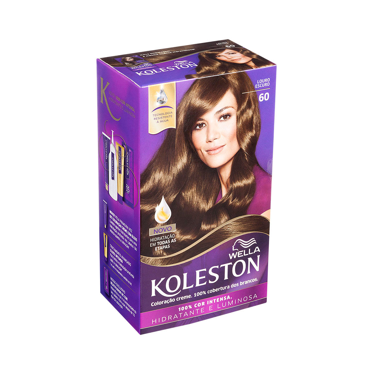 Kit tintura 60 louro escuro Wella Koleston