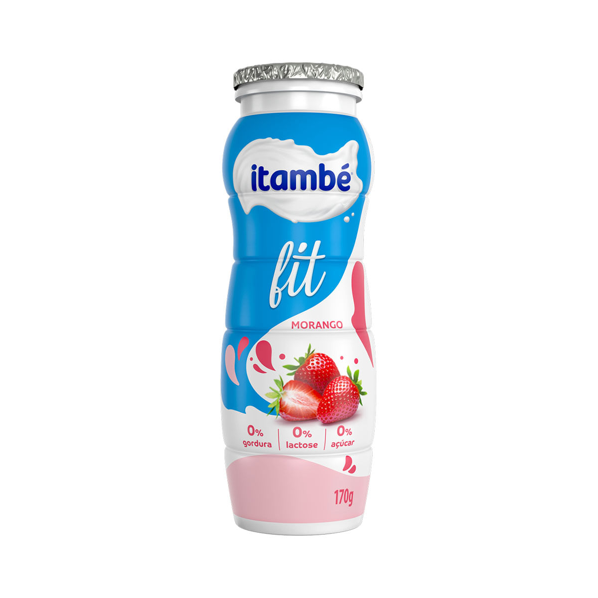 Iogurte Desnatado Itambé Fit Morango 170g