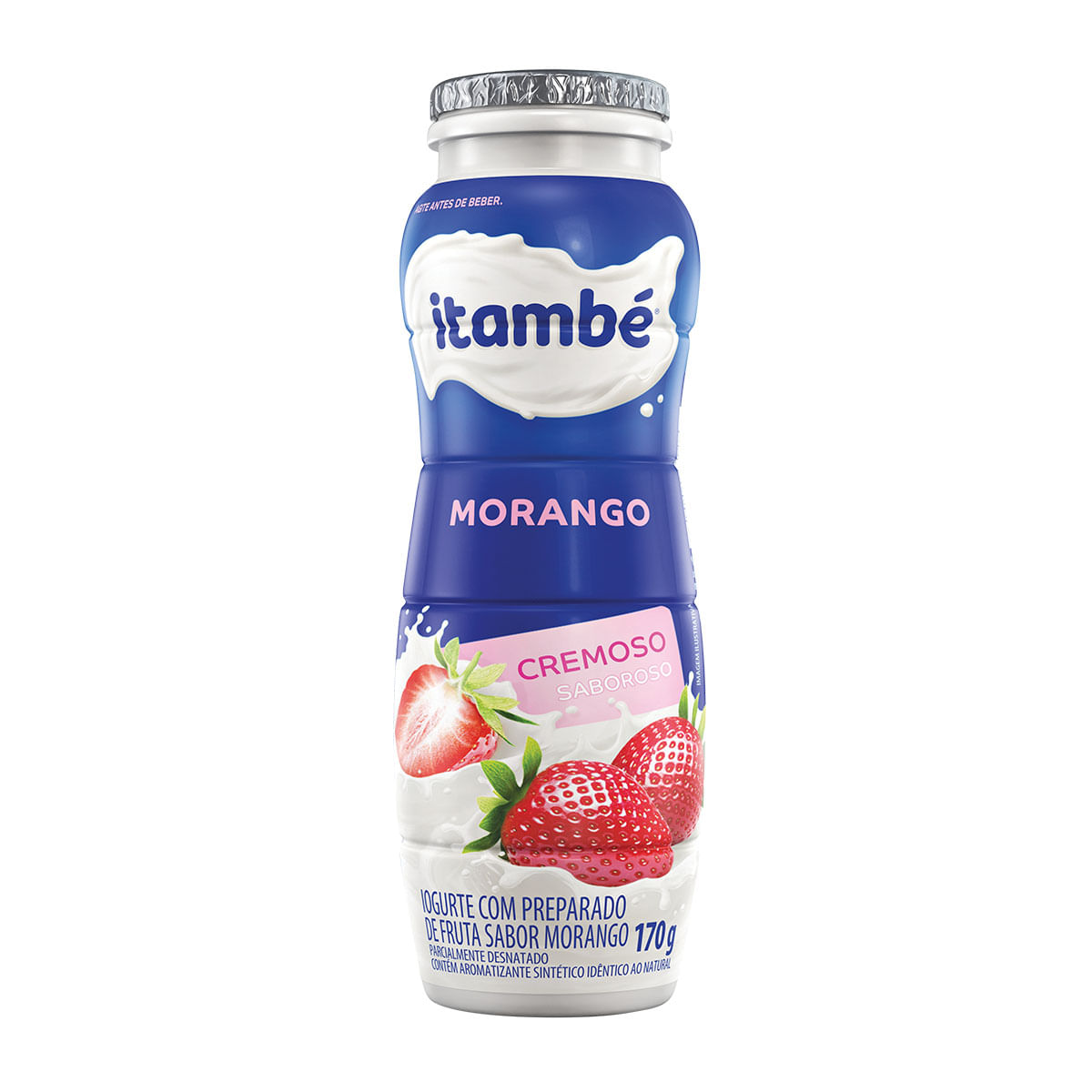 Iogurte Desnatado Itambé Morango 170g