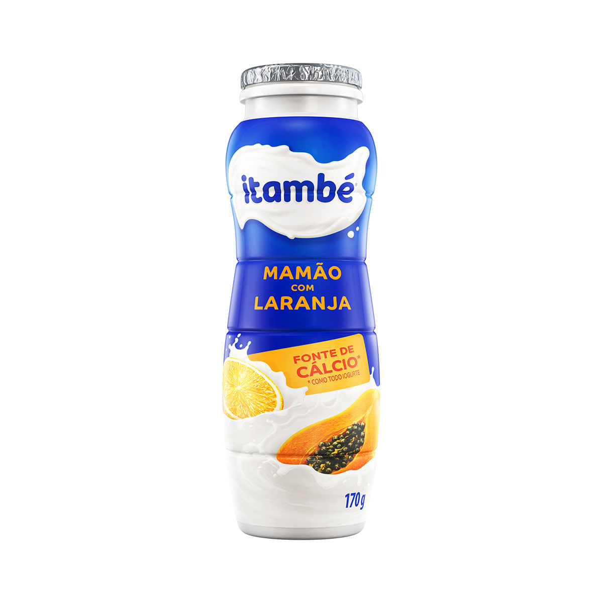 Iogurte Semidesnatado Itambé Mamão e Laranja 170g