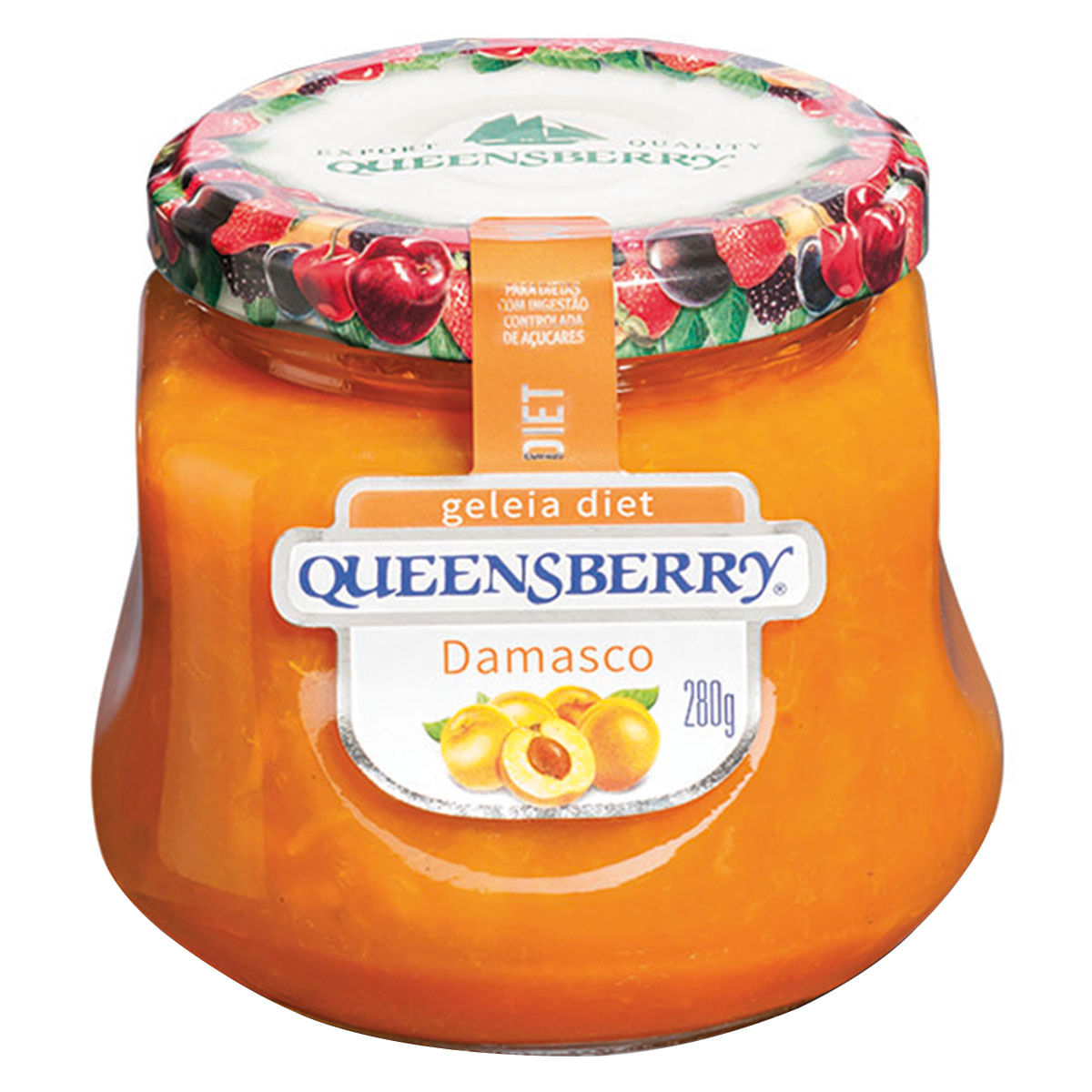 Geléia Diet de Damasco Queensberry Diet 280g