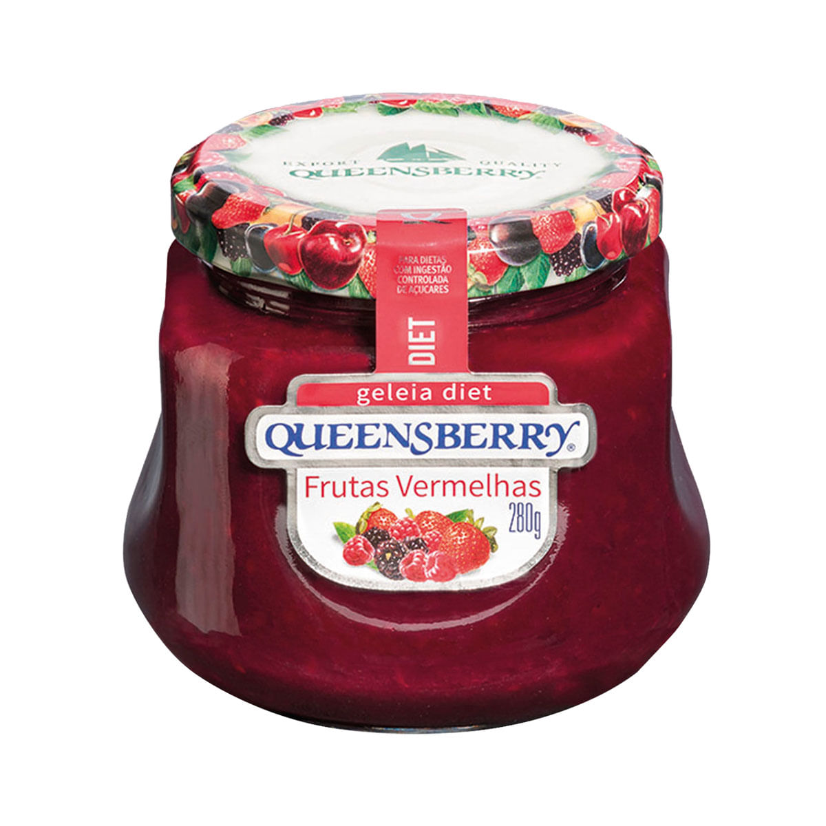 Geléia Diet de Frutas Vermelhas Queensberry Diet 280g