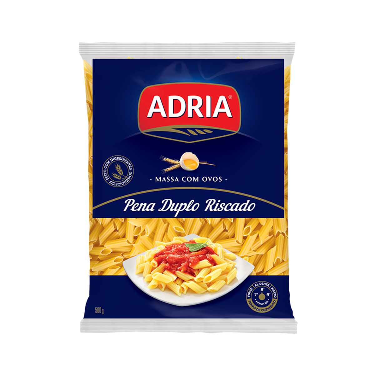 Macarrão Penne Adria Massa com Ovos 500g