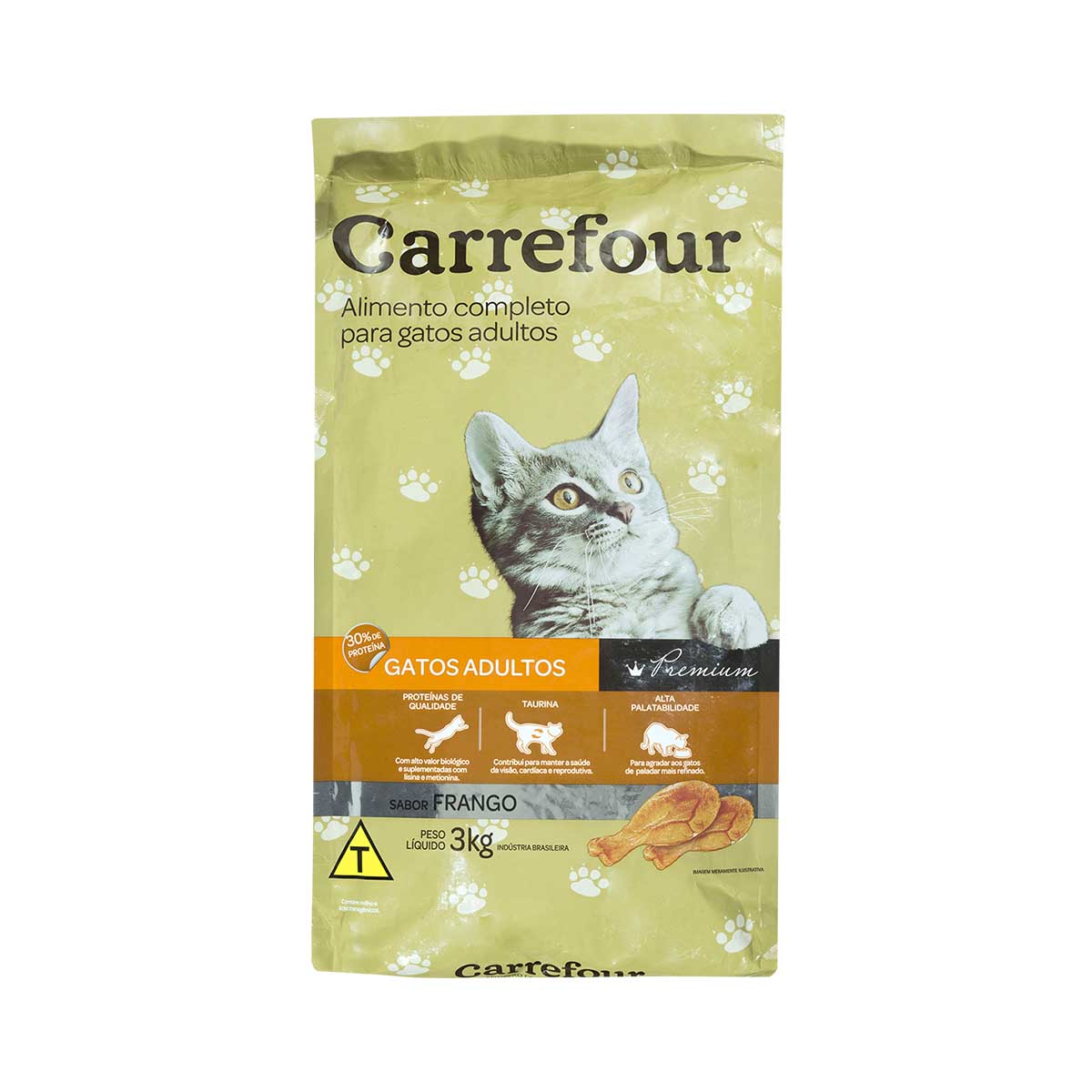 Ração para Gato Adulto Carrefour Frango 3Kg