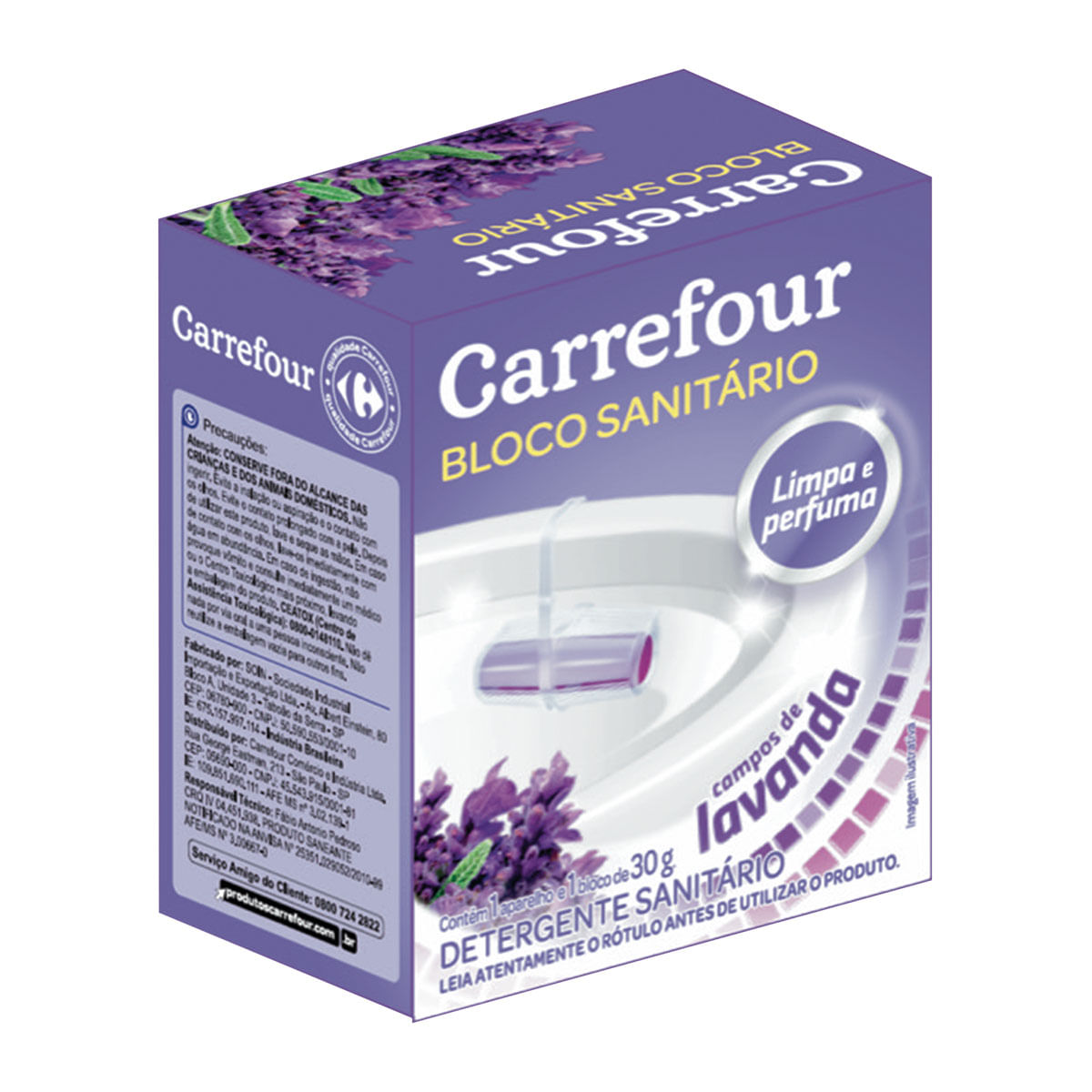 Desodorizador Sanitário Carrefour Lavanda 30g