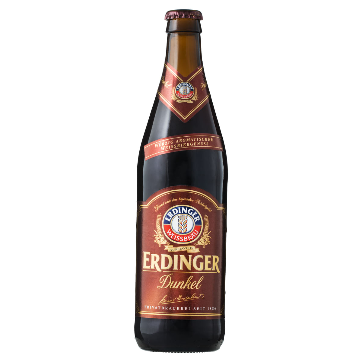 Cerveja Dunkel Erdinger Garrafa 500 ml