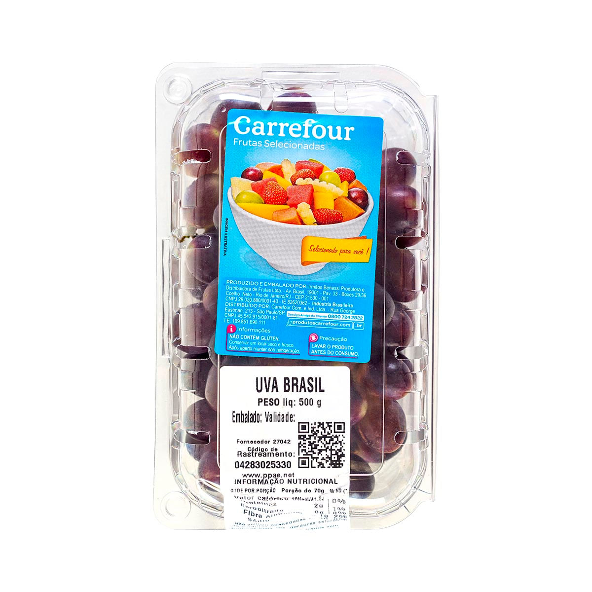 Uva Brasil Carrefour 500g