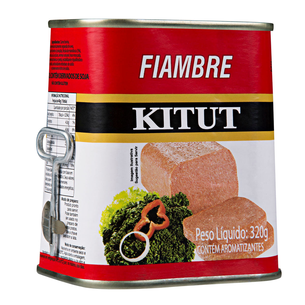 Fiambre de Mix de Carnes em Conserva Kitut 320g