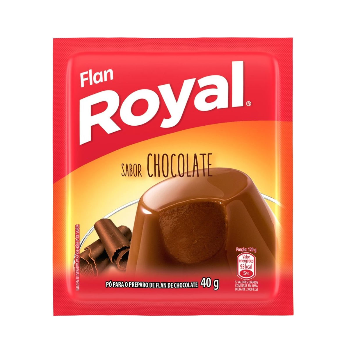 Mistura para Flan de Chocolate Royal 40g