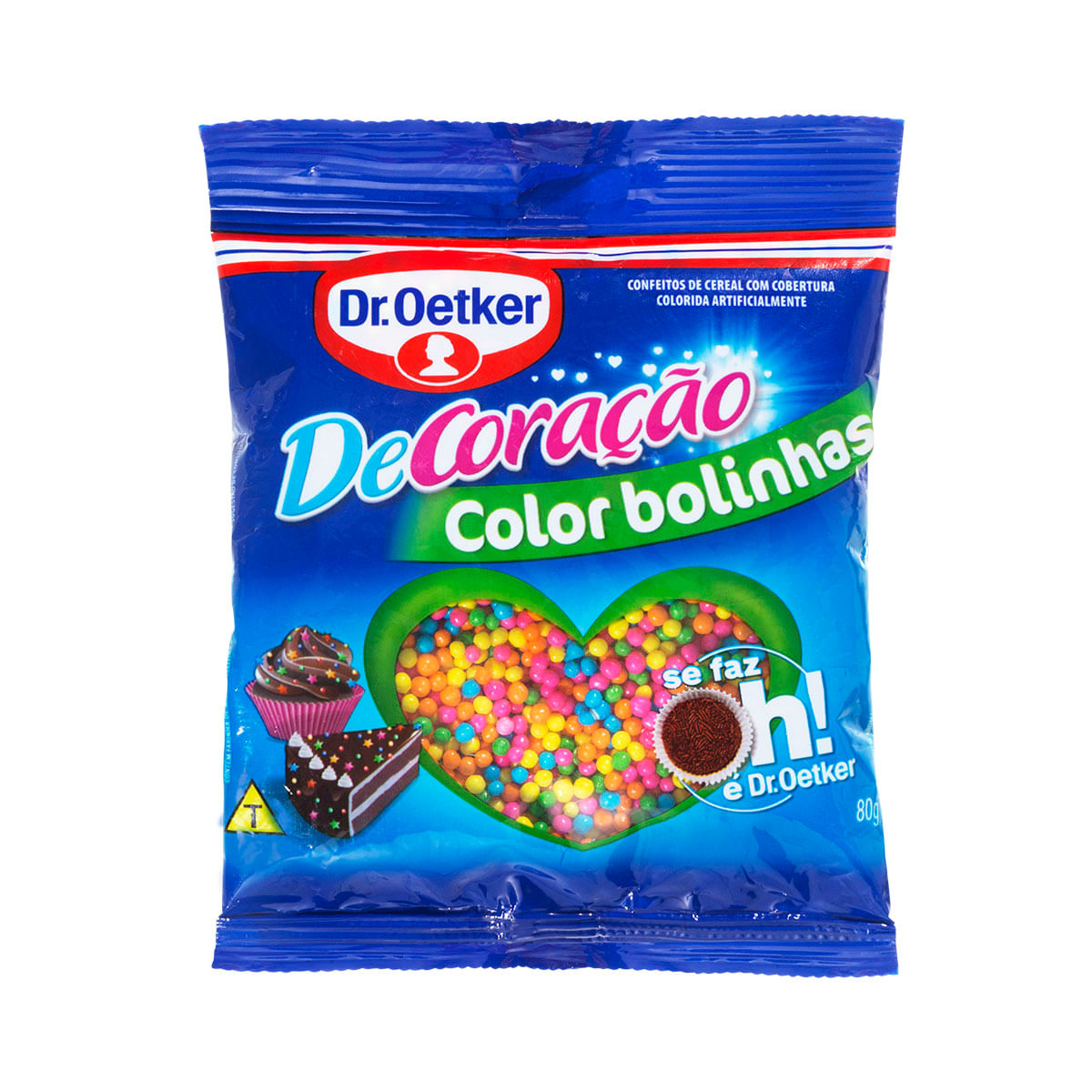 Confeito Bolinhas Coloridas Decorfesta Dr. Oetker 80g