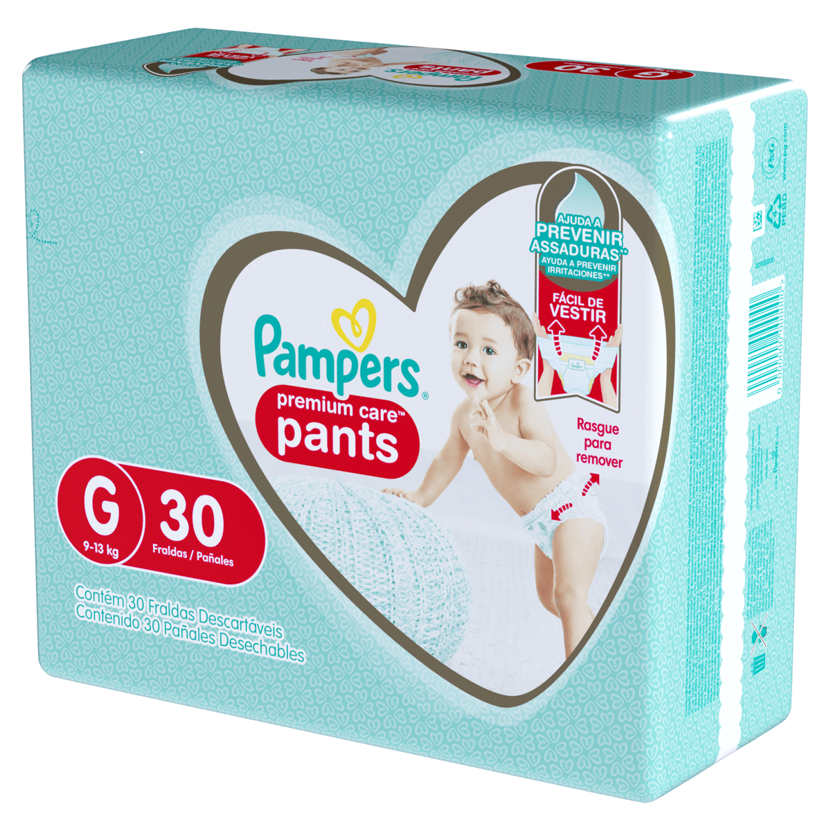 Fralda Pampers G Premium Care Pants 30 unidades