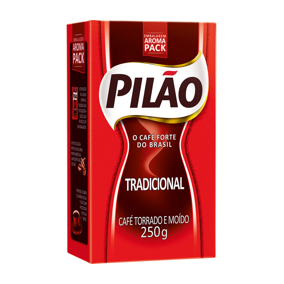 Café Torrado e Moído Pilão Tradicional Vácuo 250 g